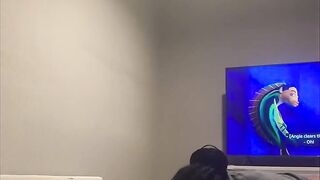 Beautiful Bbw deepthroating dick