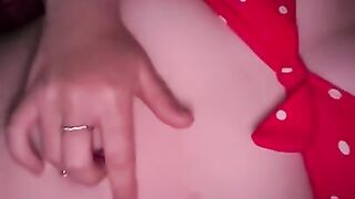 Blonde giantess eats you whole