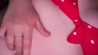Blonde giantess eats you whole