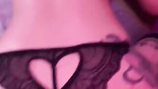Skinny Asian with fat ass gets tailed by big white cock