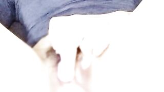 Secret time: Extra-thick dildo masturbation in the nap room at work during lunch break Masturbation/
