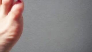 Sexy toes closeup in the sun