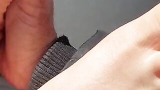 Sexy toes closeup in the sun