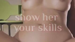 big boobs Emiri Momota gives you sensual massage and fuck