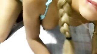 ! Dame duro que me encanta tu verga ! Le hablo sucio a mi novio mientras me da en cuatro