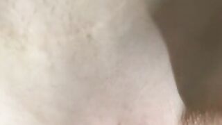 Just the tip in the wife’s pussy