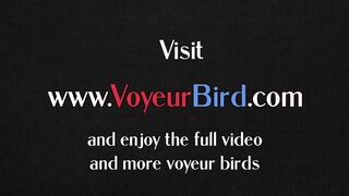 Voyeur CFNM amateur babe teasing wanker