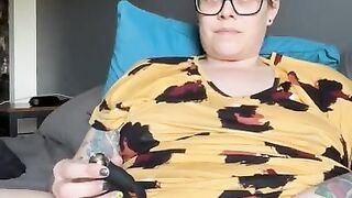 BBW MILF step mom masturbation finger fuck