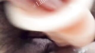 Creamy Asian Pussy Cums On Dildo ASMR GFE Compilation | Homemade Japanese BBW Wet Pussy