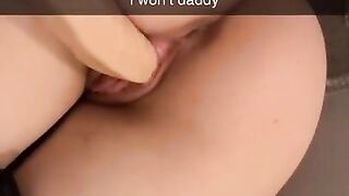 Guy cheats with Cheerleader on Snapchat