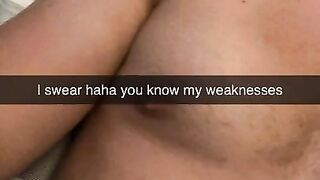 Guy cheats with Cheerleader on Snapchat