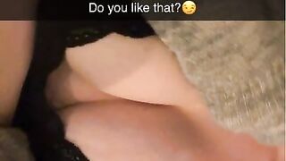 Guy cheats with Cheerleader on Snapchat