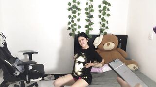I invite my friend to play with the lush