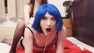 Chained sissy gurl fucked in the ass - full vid on my Onlyfans (link in bio)