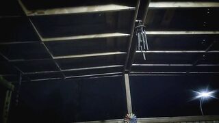 Smoking CIggy In Night At Night (outside)