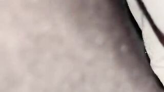 Rubbing my clit close up before bed