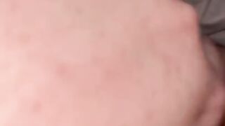 Rubbing my clit close up before bed
