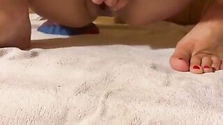 Anal dildo extreme squirting orgamus