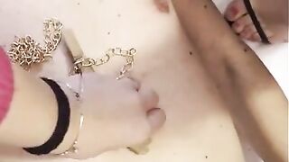 Spitting trampling feet 2 Mistress nipple clamps femdom