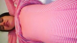 Hairy Pussy Onlyfans Fetish PAWG PinkMoonLust gets Dressed in a Cute Hot Pink Candy Striped Dress Up