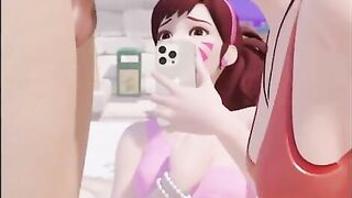 MERCY USED AND CREAM PIED | Overwatch compilation music edit