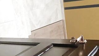 Milf squirting and pissed on after BDSM masturbate