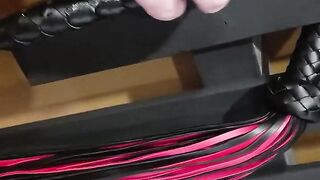 Milf squirting and pissed on after BDSM masturbate