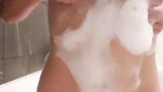 Milking in the bath