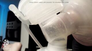 Lactating femdom analmachine fucked slaves ass