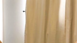Nude stockings footjob rubbing a hard cock.
