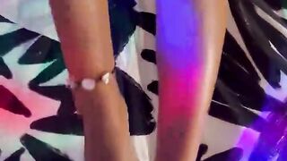 Jasmine jerks me with hands and feet then gets fucked in the room - Sweet Arabic real amateur