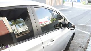 Fuck couple inside the car
