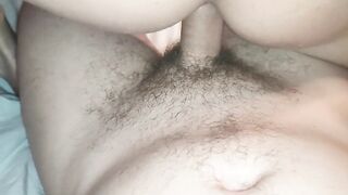 A girl's love for anal sex. Girl moans sweetly, real first person video