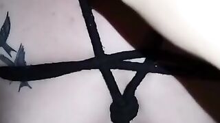 My submissive wife sucks me off with no hands