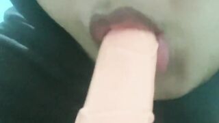 Girl in hijab blowjob