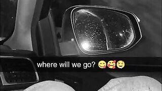 cheating bitch made snapchat friend horny with pussy rub on his crooked dick