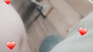 Gorgeous Blonde Getting Fucked Hard in Public Bathroom
