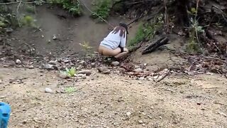 I Followed This Lady Hoping I’d be Lucky to Fuck Her in the Woods