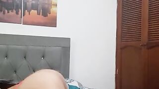 Beautiful Latina Plays With Hot Ted Bear