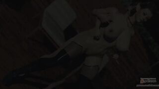 DobermanStudio hot tasty elf swallowing cum inside her tight sweet pussy delicious south sex creampie inside