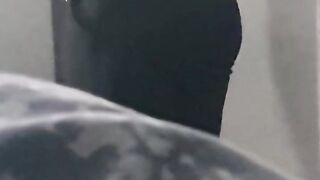Step in black leggings is addicted by step son dick get fucked
