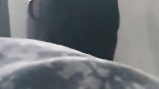 Step in black leggings is addicted by step son dick get fucked