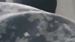 Step in black leggings is addicted by step son dick get fucked