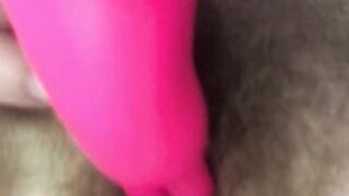 Noisy pussy as mom masturbates to feel better