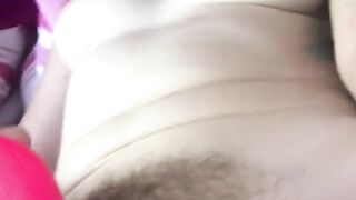 Noisy pussy as mom masturbates to feel better
