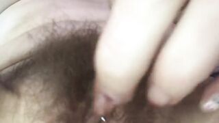 Noisy pussy as mom masturbates to feel better
