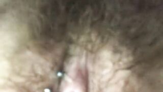 Noisy pussy as mom masturbates to feel better