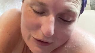 Talking about how orgasms caused by hot water are brutal on the build up to them, whilst sat in a mega hot bath!