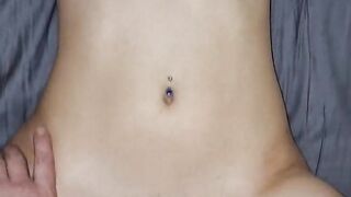 Using a teen pussy to make myself hard