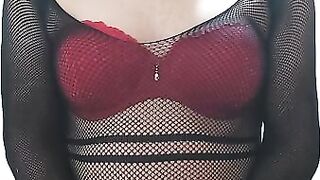 Beyza Türk Crossresser Fishnet body With Socks